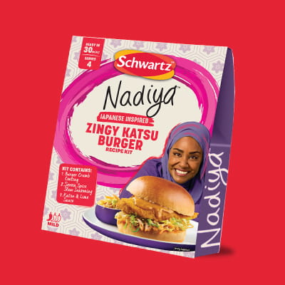 Japanese Inspired Zingy Katsu Burger