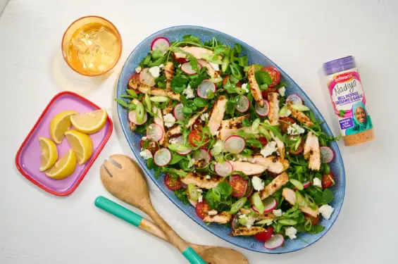 Grilled Chicken Salad with Lemon Vinaigrette 