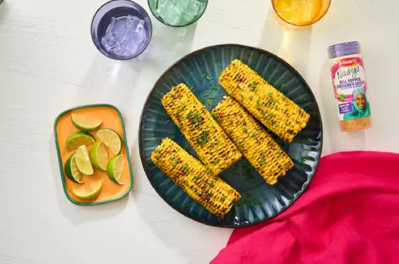 Char Grilled Buttered Corn with Fresh Chives