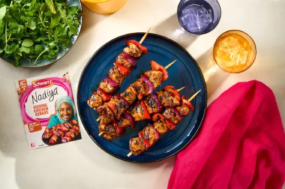 Kickin’ Chicken Kebabs
