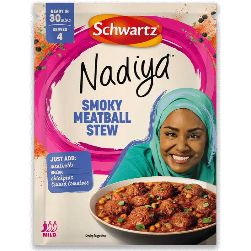 Buy Nadiya Hussain Smoky Meatball Stew Recipe Mix Schwartz