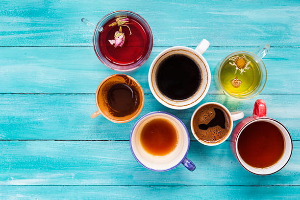 Guide to the health benefits of tea and coffee