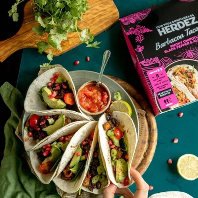 Barbacoa Vegetable Tacos Herdez