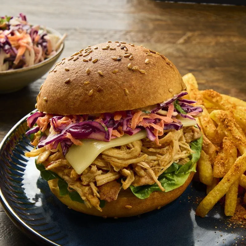 Old Bay Hot Pulled Chicken Burger hot_pulled_chicken_burger_800