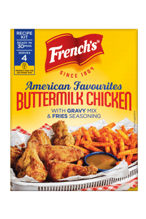 French's Buttermilk Chicken With Gravy Mix And Fries Seasoning