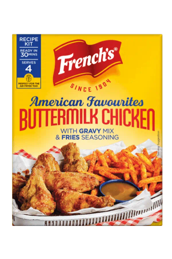 French's Buttermilk Chicken With Gravy Mix And Fries Seasoning French's Buttermilk Chicken With Gravy Mix And Fries Seasoning