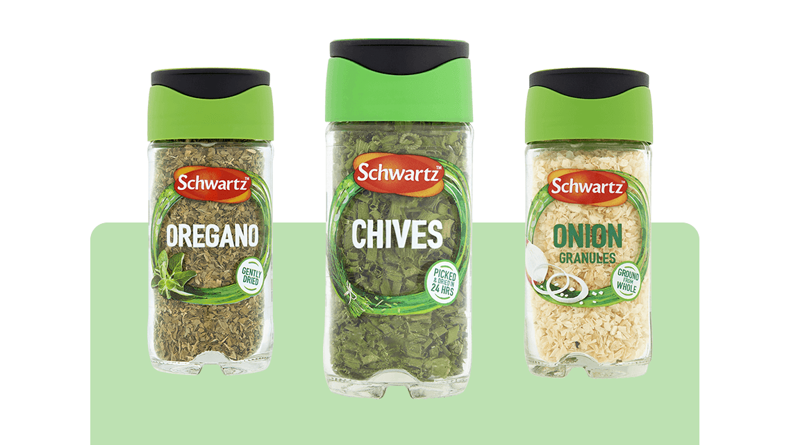 Schwartz spice jars clearance