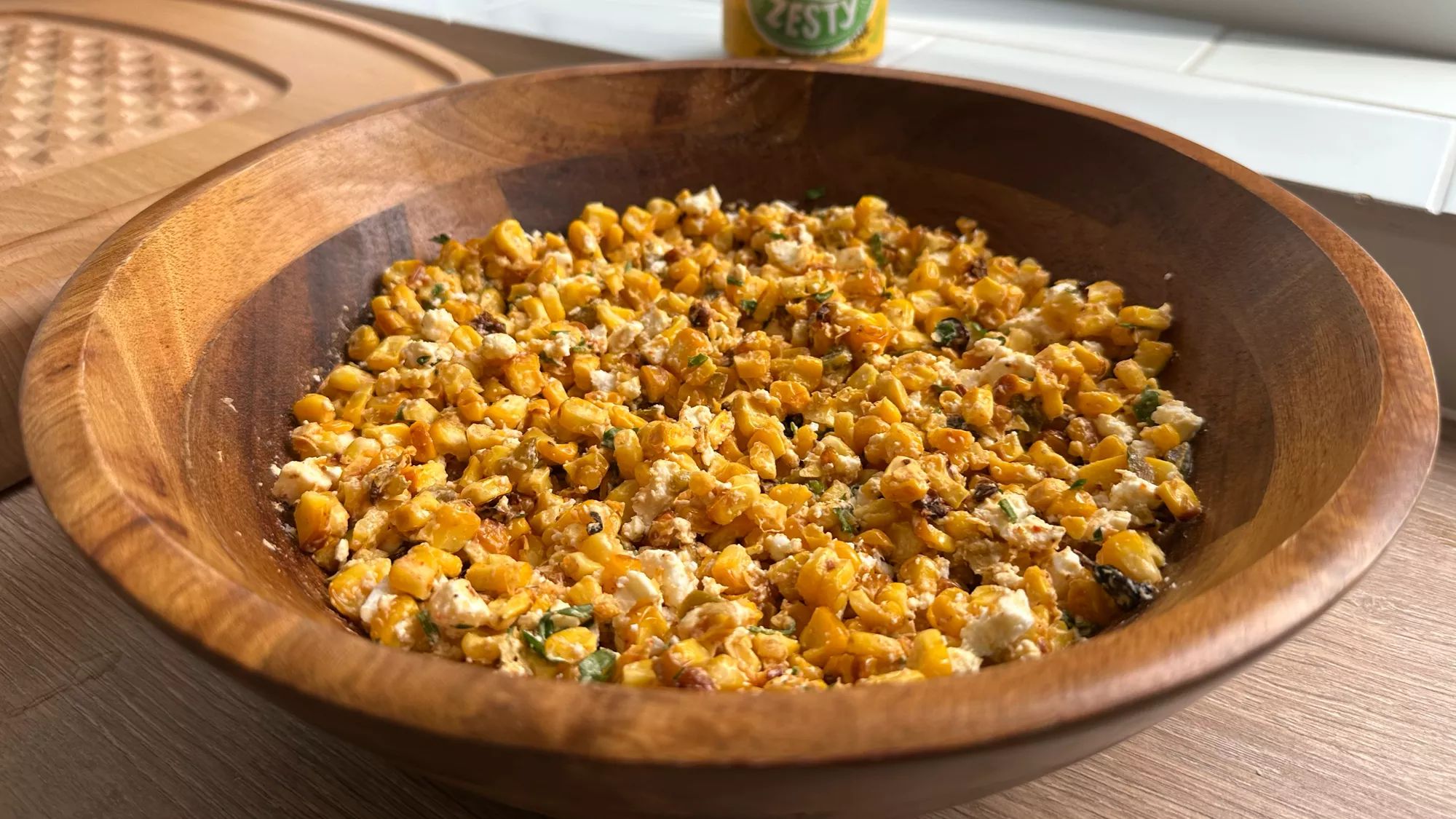 @oneserenasplate Zesty Charred Corn Salad