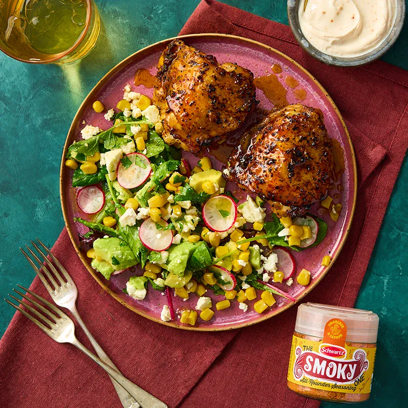 crispy_chicken_thighs_yoghurt_corn_avocado_salad_product_in_800x800