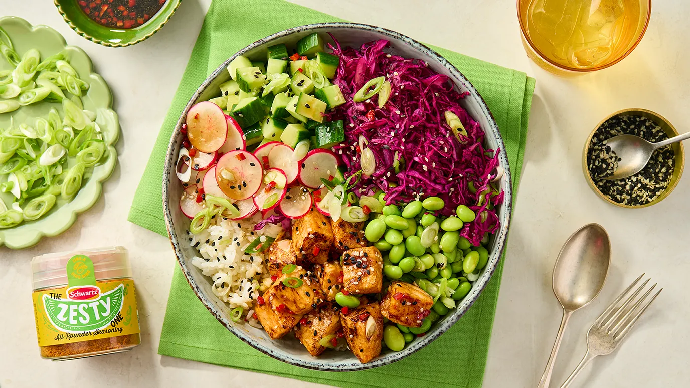 Zesty Salmon Poké Bowl