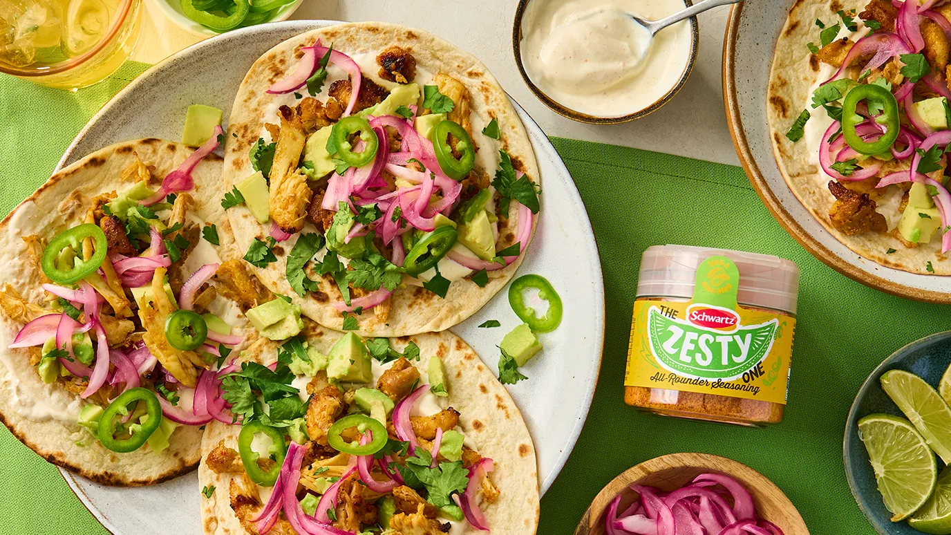 Zingy Chicken Tacos