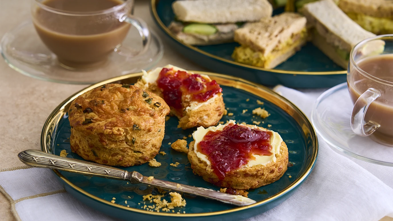cheese and chive scones