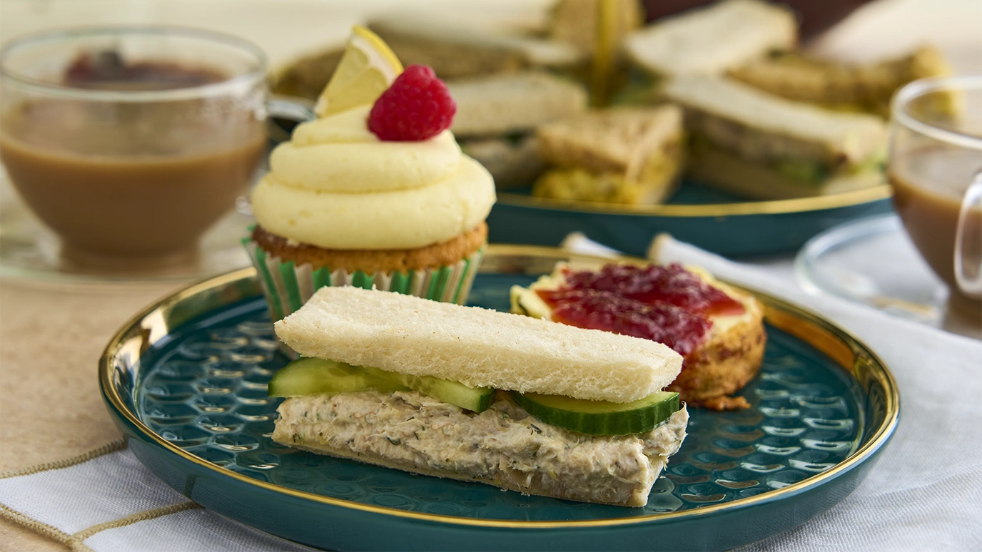 Mackerel Pate and Cucumber Sandwich
