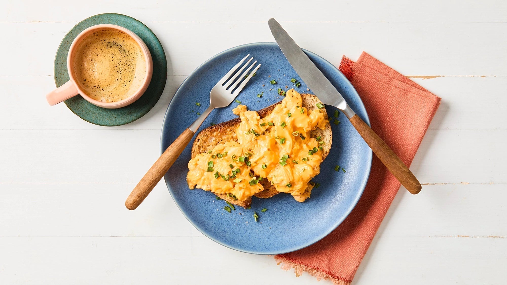 Scrambled Eggs on Toast