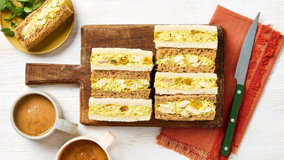 Afternoon Tea Coronation Chicken Sandwich