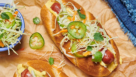 Bahn-Mi Style Air Fryer Hot Dogs