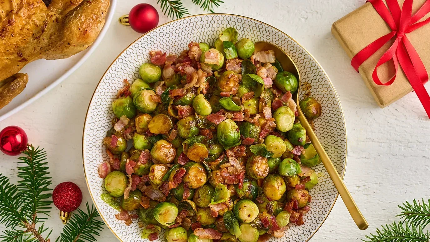 Sauteed Brussels Sprouts with Bacon