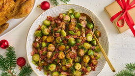Sauteed Brussels Sprouts with Bacon
