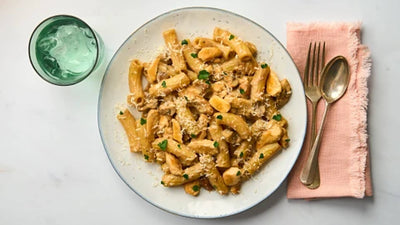 Creamy Chicken & Wild Mushroom Rigatoni