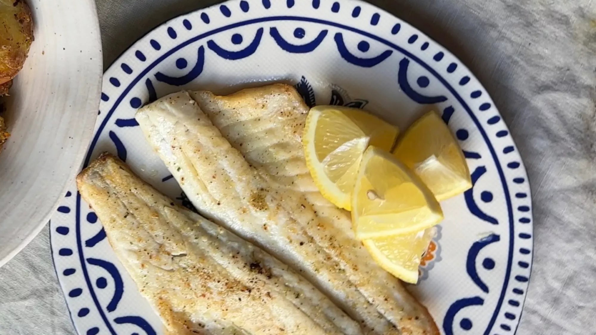 @natsnourishments Garlic Sea Bass