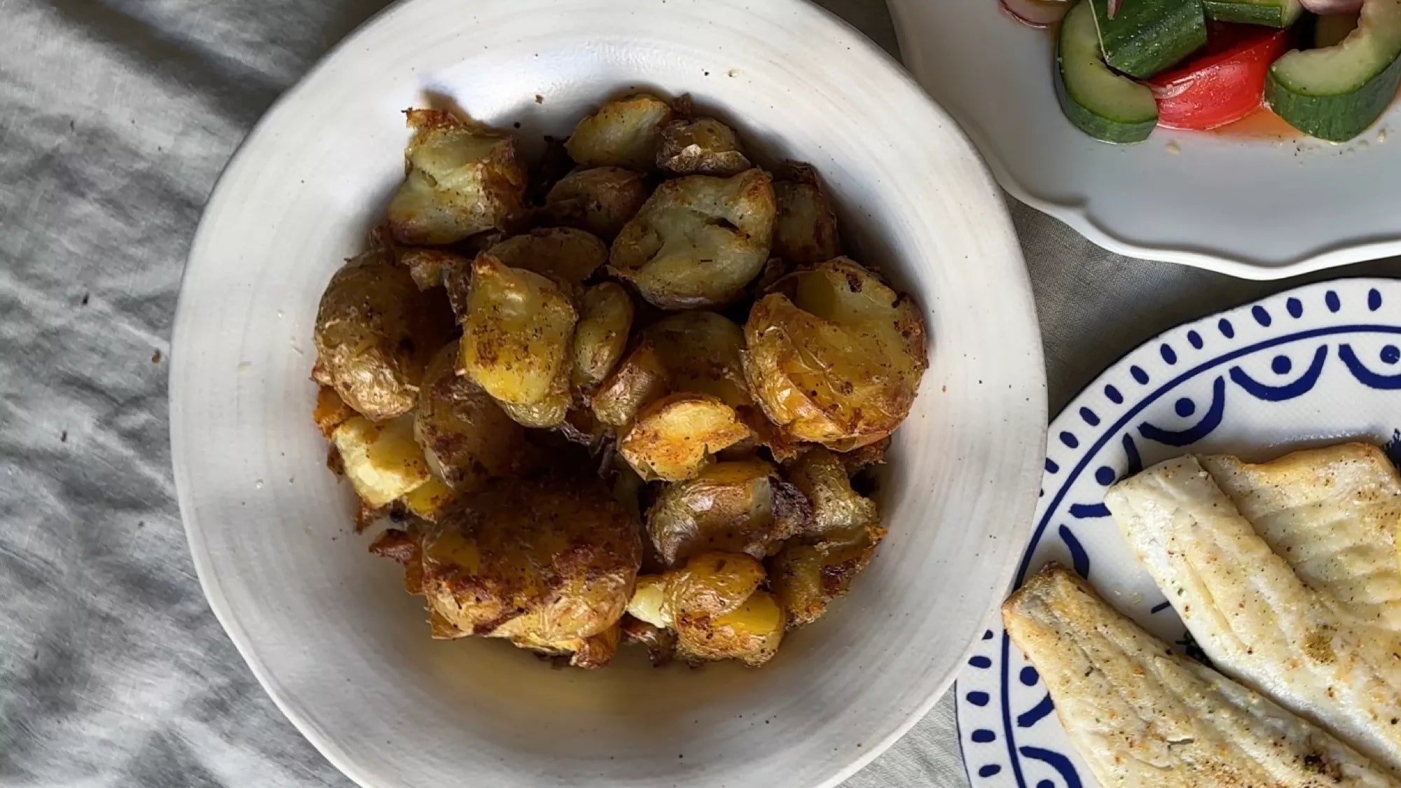 @natsnourishments Garlic Crispy Potatoes