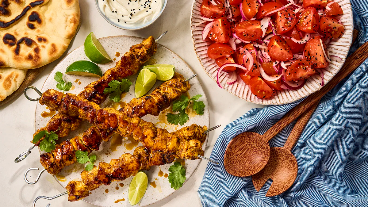Grilled Curried Chicken