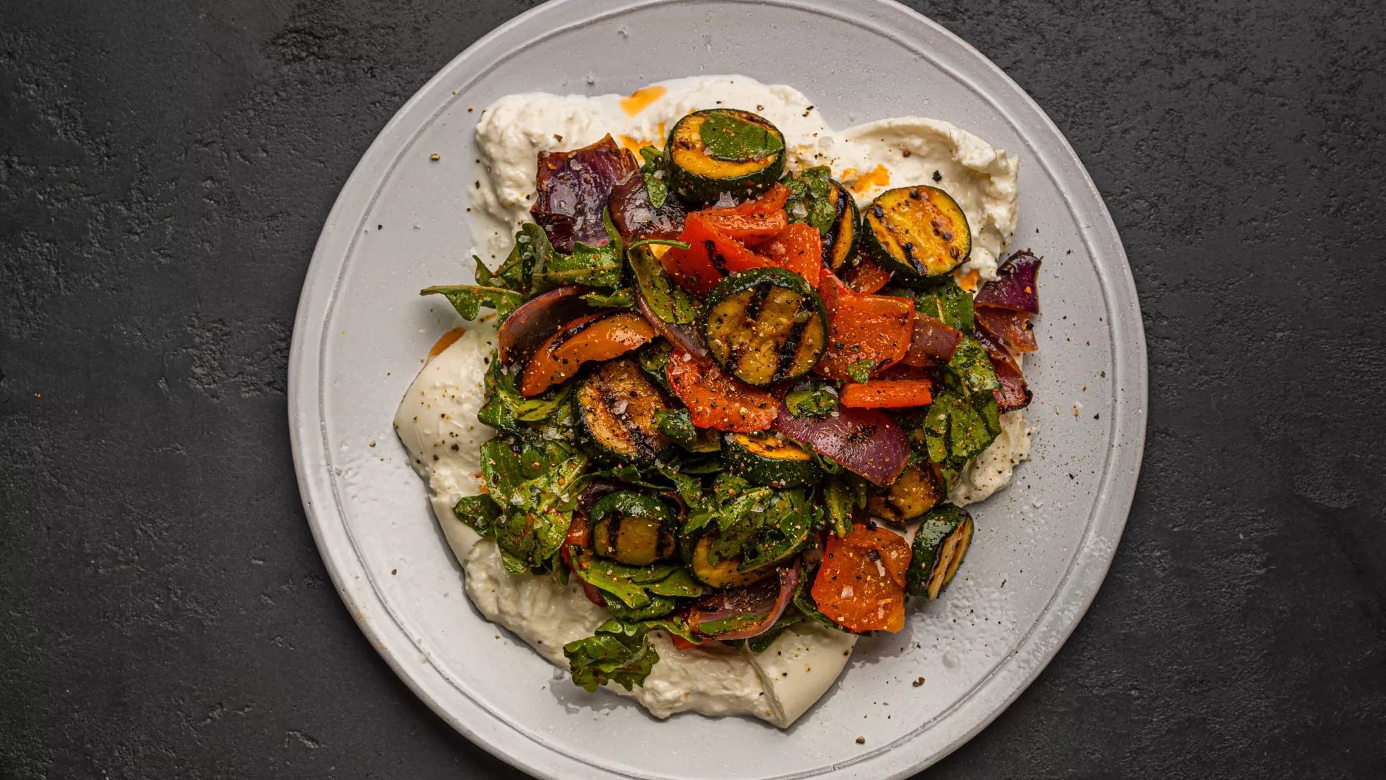 @eatlikeanadult Smoky Veg & Burrata
