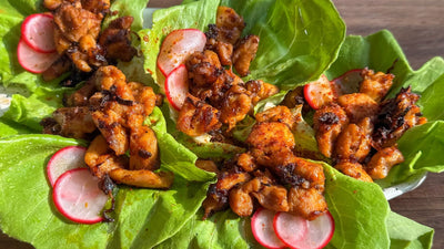 @vernahungrybanana Spicy Chicken Lettuce Cups