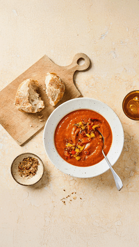 roasted mixed pepper soup
