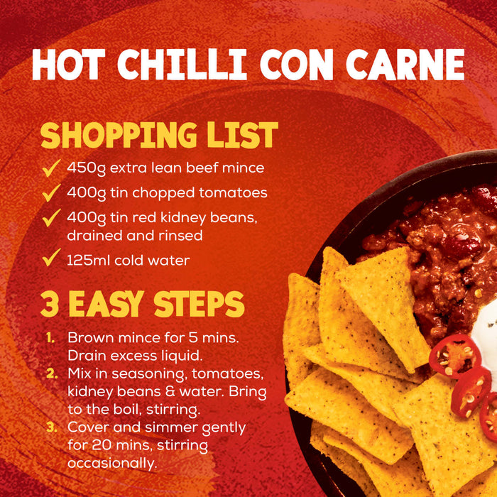 Hot Chilli Con Carne Mix