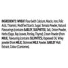 The ingredients list for the Schwartz Somerset Pork Casserole Recipe Mix 36G, including wheat flour, modified starch, and various herbs and flavourings.