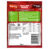 The back of the packaging for Schwartz Garlic And Herb Wedges, 38G, displays the ingredients, nutritional values, and cooking instructions for making delicious potato wedges.