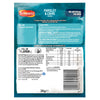 The back of a packet of Schwartz Parsley & Chive Sauce Mix 38G provides detailed cooking instructions for both hob and microwave along with a full nutritional table and ingredient list.