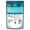 The back of a pouch of Schwartz Creamy Watercress Sauce For Fish 300G provides cooking instructions, nutritional values, and a full list of ingredients.
