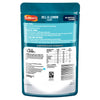 The back of a pouch of Schwartz For Fish Dill & Lemon Sauce 300 shows cooking instructions, nutritional information, and a list of ingredients including double cream and lemon zest.
