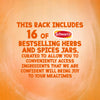 A promotional graphic for the Spice Rack Engraved Gift Set featuring the Schwartz logo and text explaining that it includes 16 bestselling herbs and spices jars curated for convenient mealtime joy.