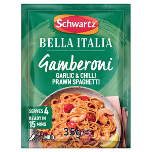 Bella Italia Gamberoni Garlic & Chilli Prawn Spaghetti Recipe
