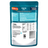 The back of a package of Schwartz Fish Pie Sauce, 300G provides detailed nutritional information, cooking instructions, and a list of ingredients for a classic fish pie.