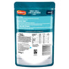 The back of a pouch of Schwartz Chilli Lime Coriander Wet Sauce For Fish 300G displays cooking instructions for hob and microwave along with a full nutritional table and ingredient list.