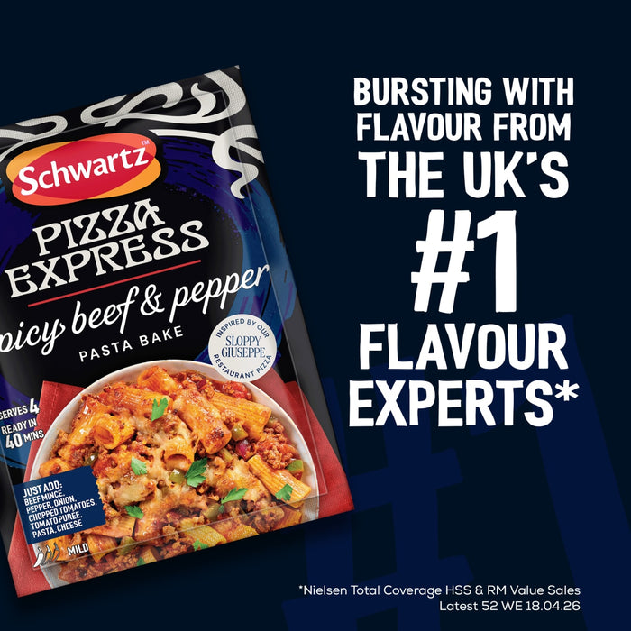 Pizza Express Spicy Beef & Pepper Pasta Bake