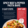 Pizza Express Spicy Beef & Pepper Pasta Bake