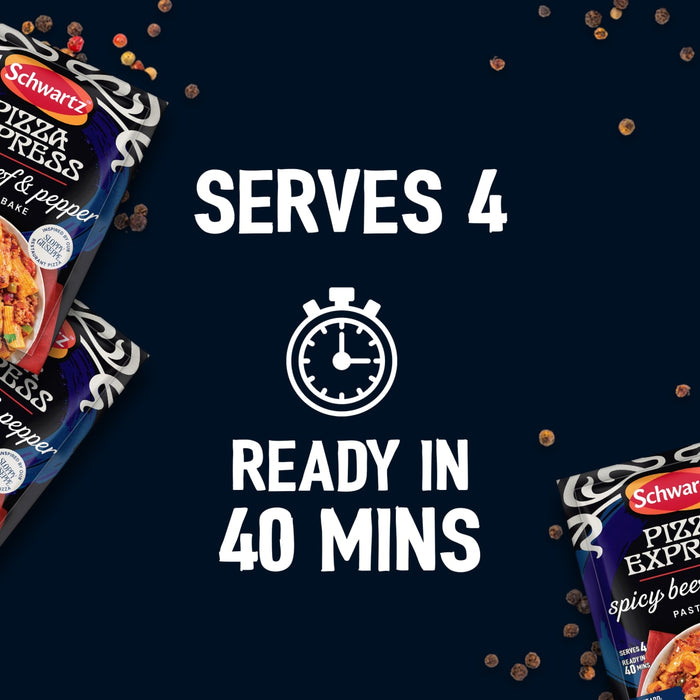 Pizza Express Spicy Beef & Pepper Pasta Bake