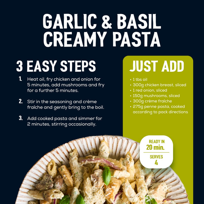 Pizza Express Garlic & Basil Creamy Pasta