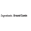 A simple graphic displaying the ingredient list for Schwartz Cumin Ground 37G in black text against a plain white background.