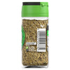 The back of a glass jar of Schwartz Mixed Herbs 11G, showing the barcode, recycling information, and storage instructions.