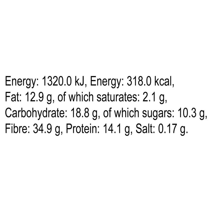 A nutritional information panel for Schwartz Paprika 40G detailing energy values in kilojoules and kilocalories along with fat, carbohydrate, fibre, protein, and salt content.