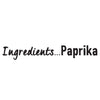 A simple graphic illustration highlighting that the only ingredient in Schwartz Paprika 40G is paprika.