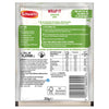 The back of a package for Schwartz Wrap It Jamaican Jerk 30G provides detailed cooking instructions, a full list of ingredients, and a nutritional information table.