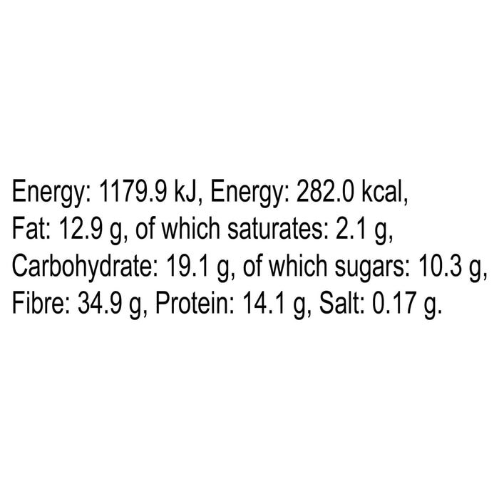 A nutritional information label for Schwartz Smoked Sweet Paprika 40G listing energy as 282.0 kcal and 14.1 grams of protein per 100 grams.