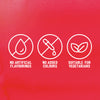 An infographic for Sa Rt Green Curry X12 showing icons that indicate no artificial flavourings, no added colours, and that it is suitable for vegetarians.